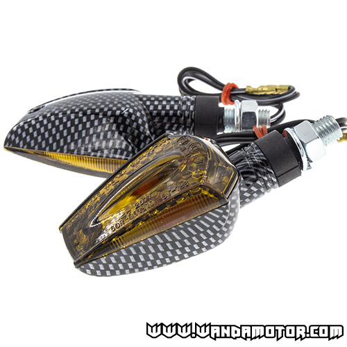 Vilkkupari LED Beamer Short M10 savu